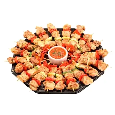 Мини-шашлычки из курицы с овощами (10 шт)